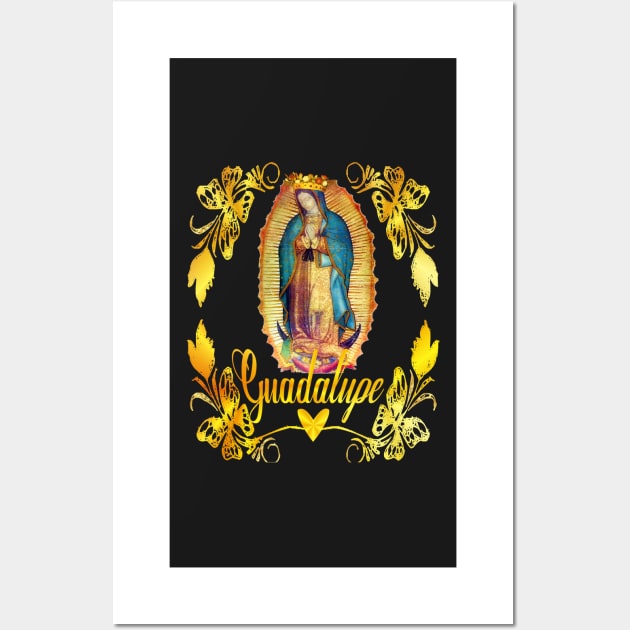 Our Lady of Guadalupe Virgin Mary Mexico Mexican Virgen Maria 105 Wall Art by hispanicworld